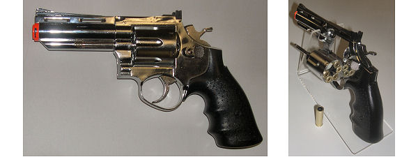 HFC HG 132 Revolver Silver with Case