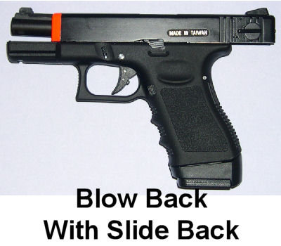 Gas Blow Back with Slide Back